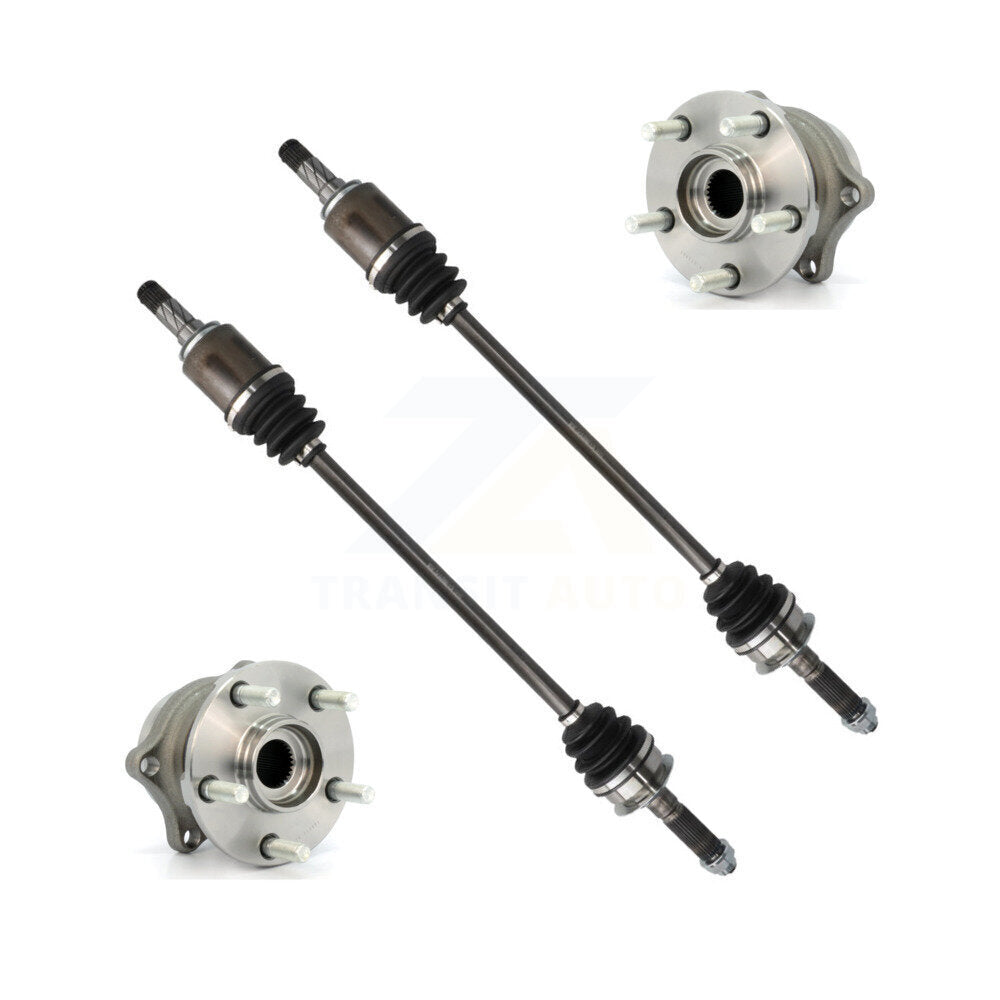 Rear CV Axle Drive Shaft And Wheel Hub Bearing Assembly Kit For Subaru Crosstrek Legacy KN7-100714