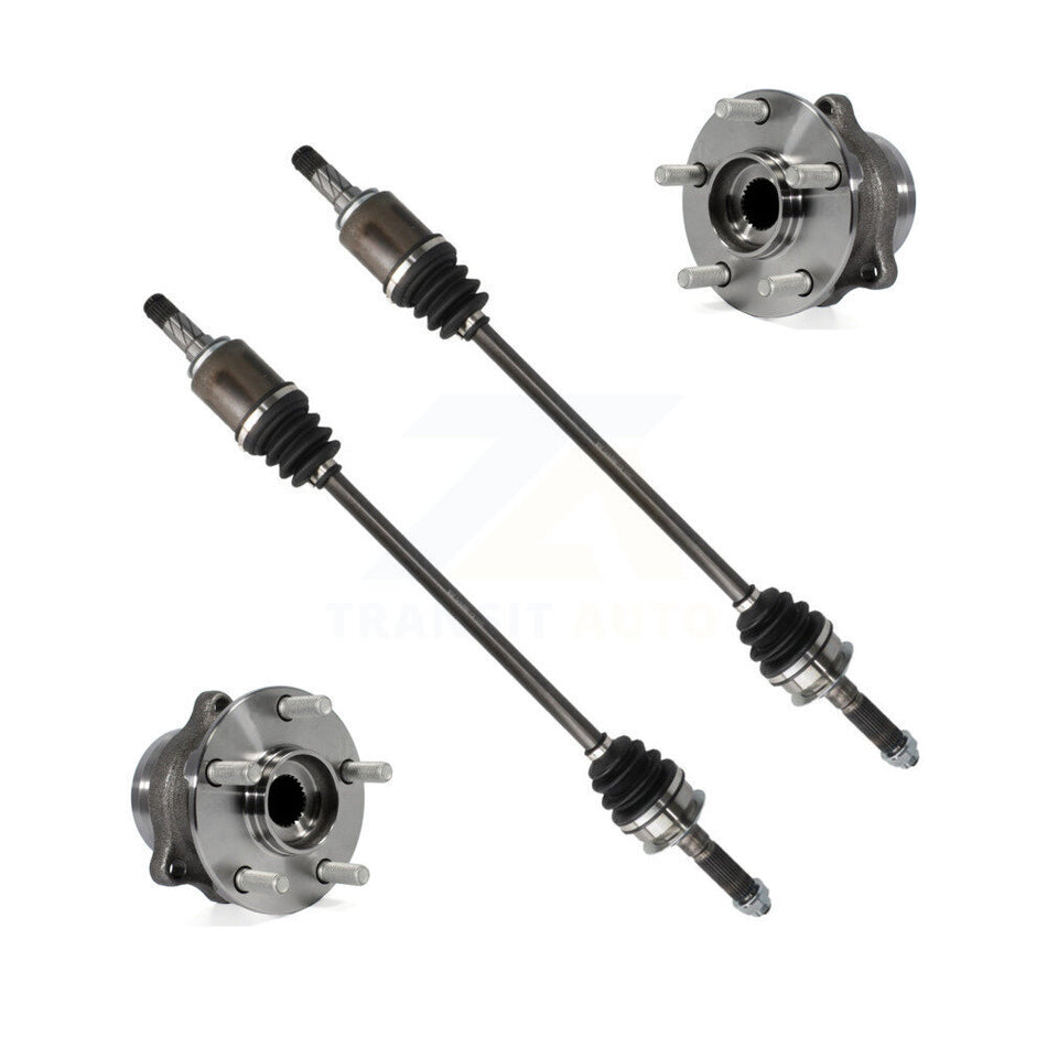 Rear CV Axle Drive Shaft And Complete Wheel Hub Bearing Assembly Kit For Subaru Crosstrek KN7-100715