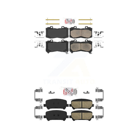 Front Rear Ceramic Disc Brake Pads Kit For 2015-2020 Chevrolet Colorado GMC Canyon KNF-100046