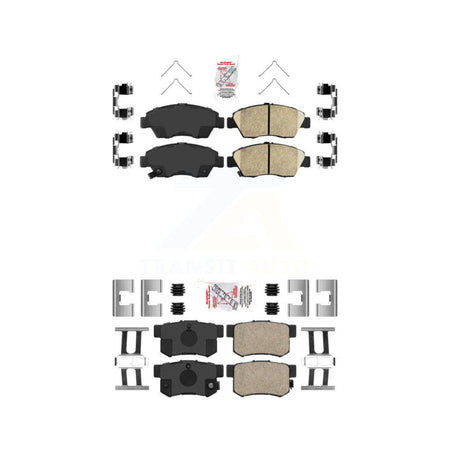 Front Rear Ceramic Disc Brake Pads Kit For Honda Civic KNF-100112