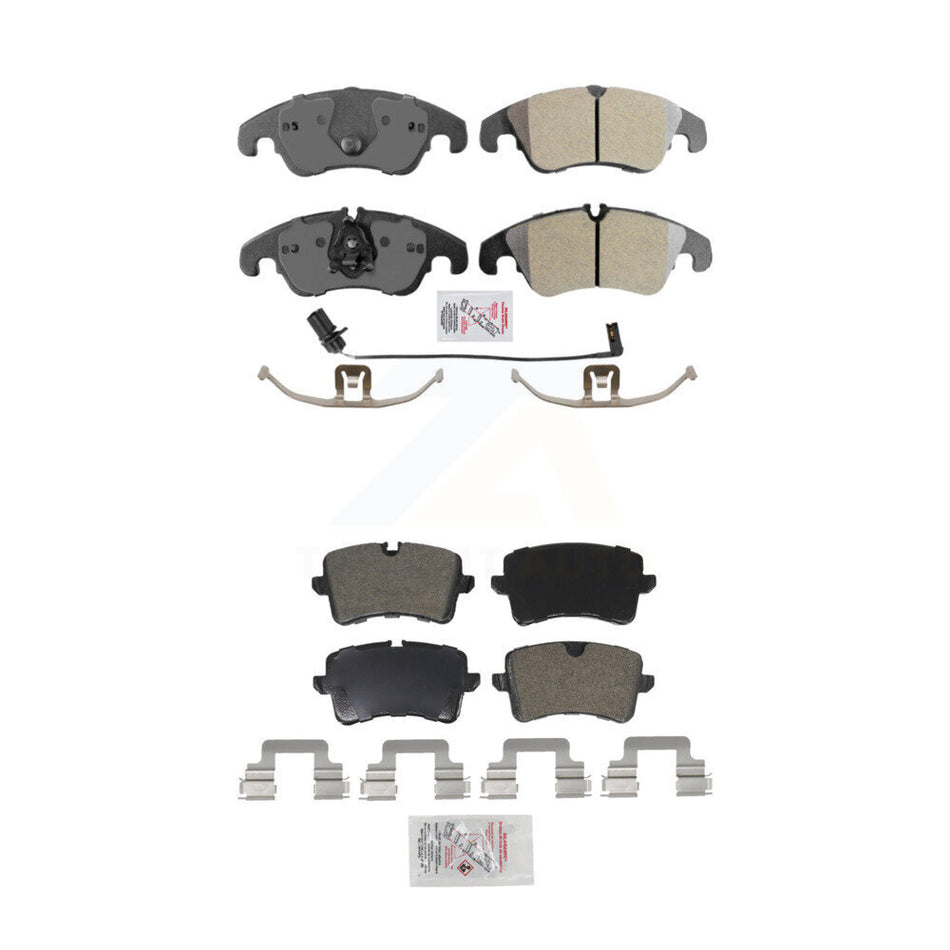 AmeriBRAKES Front Rear Semi-Metallic Disc Brake Pads Kit For Audi A6 Quattro A7 KNF-100140