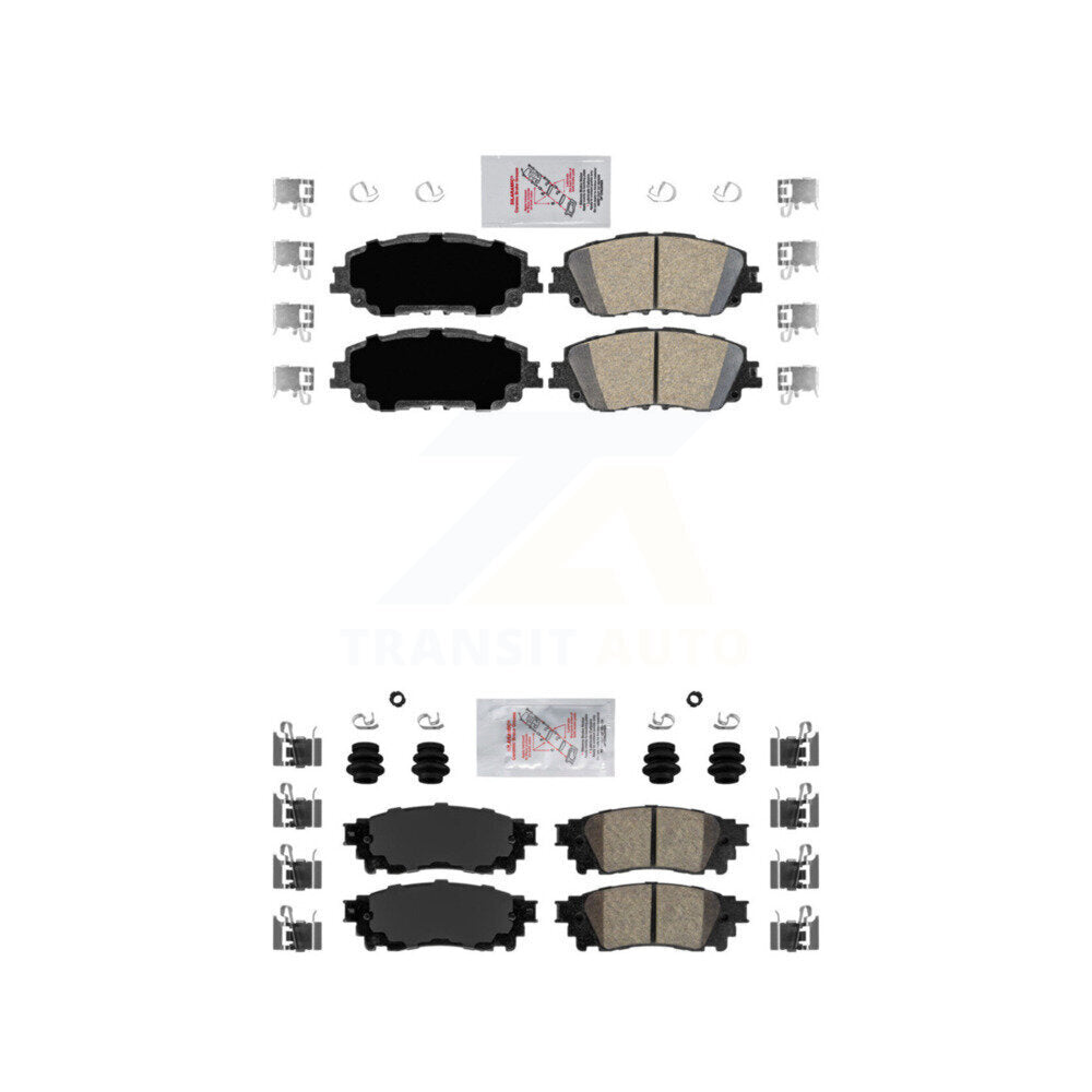 Front Rear Ceramic Disc Brake Pads Kit For Toyota RAV4 Camry C-HR Lexus Corolla Cross KNF-100201