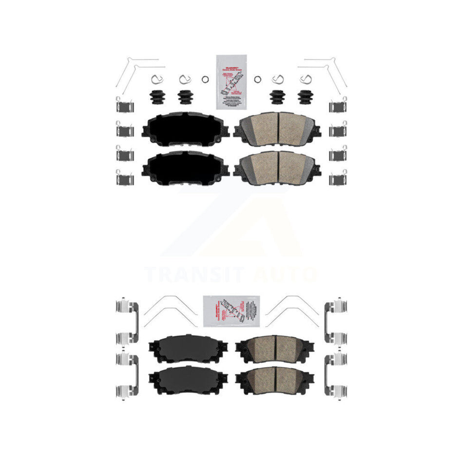 Front Rear Ceramic Disc Brake Pads Kit For Toyota RAV4 Camry C-HR Lexus Corolla Cross KNF-100202
