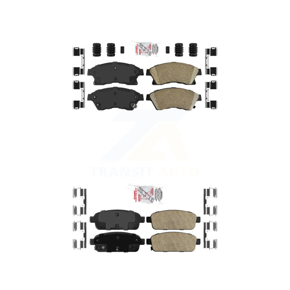 Front Rear Ceramic Disc Brake Pads Kit For Chevrolet Cruze Sonic Limited KNF-100487