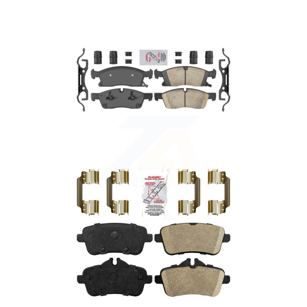 Front Rear Ceramic Disc Brake Pads Kit For Mercedes-Benz ML350 GLE400 GLE350 GL350 GLS450 KNF-100546