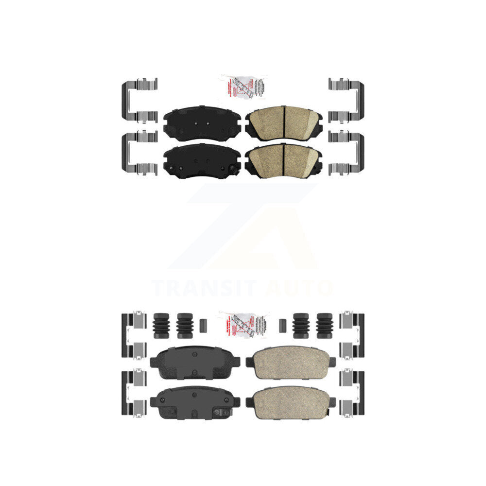 Front Rear Ceramic Disc Brake Pads Kit For Cadillac ELR Buick Cascada KNF-100613