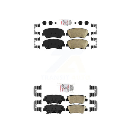 Front Rear Ceramic Disc Brake Pads Kit For Hyundai Elantra Accent Kia Rio GT Forte Forte5 KNF-100630