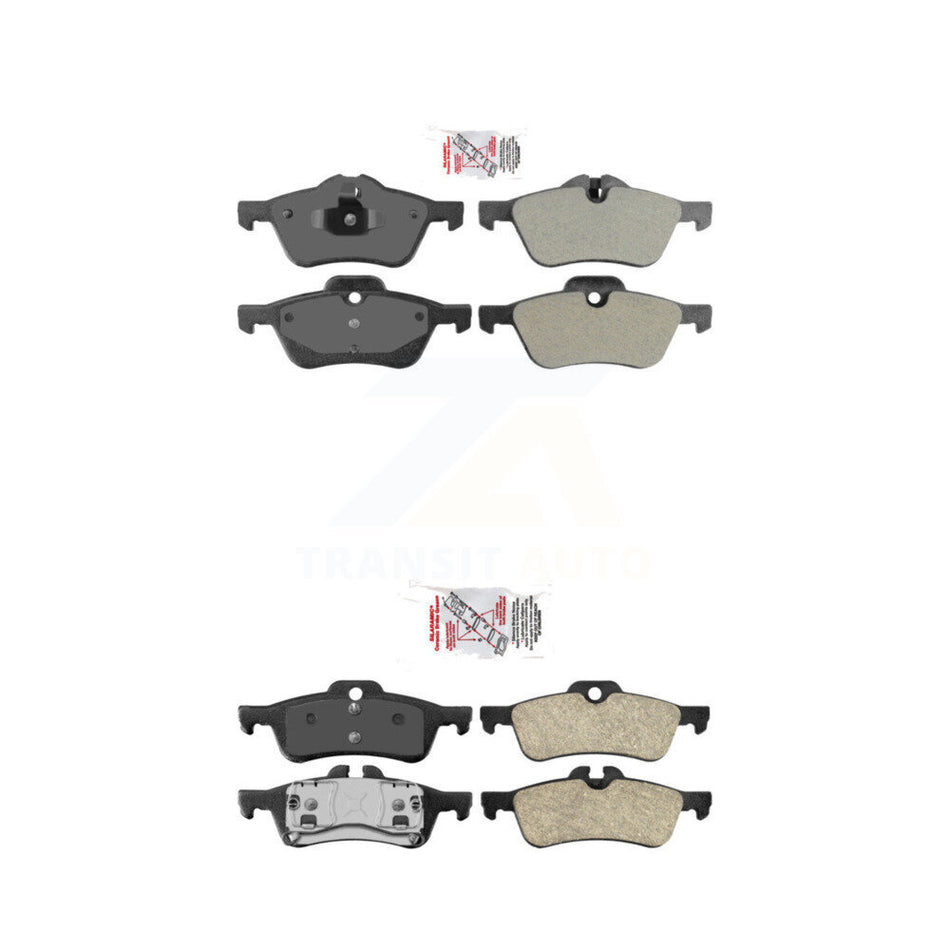 Front Semi-Metallic Rear Ceramic Disc Brake Pads Kit For Mini Cooper KNF-100677