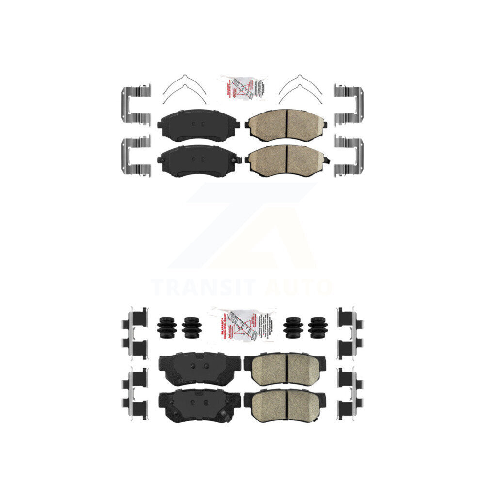 Front Rear Ceramic Disc Brake Pads Kit For Hyundai Sonata Kia Optima Magentis KNF-100776