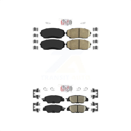 AmeriBRAKES Front Rear Ceramic Disc Brake Pads Kit For 2019-2022 Mazda CX-5 Turbocharged KNF-101046