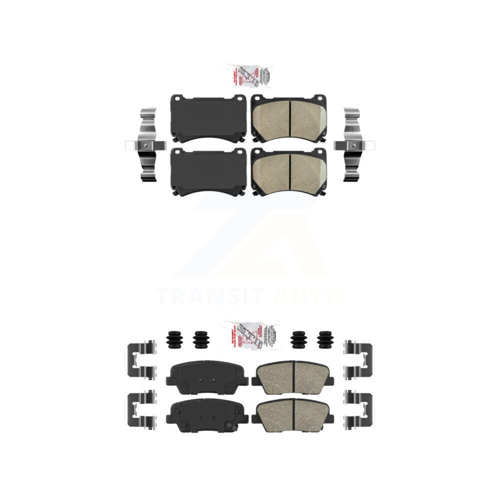 Front Rear Ceramic Disc Brake Pads Kit For Hyundai Genesis Equus KNF-101190