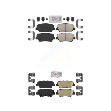 Front Rear Ceramic Disc Brake Pads Kit For Kia Rondo KNF-101218