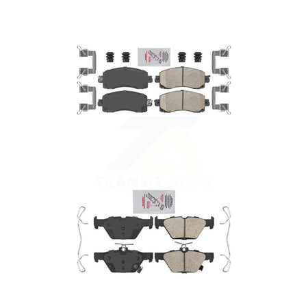 Front Rear Ceramic Disc Brake Pads Kit For Subaru Crosstrek Forester Outback WRX Impreza KNF-101431