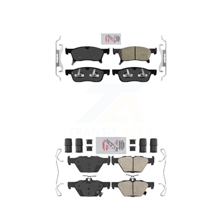 Front Rear Ceramic Disc Brake Pads Kit For 2019-2024 Subaru Ascent KNF-101437