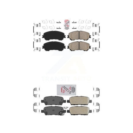 Front Rear Ceramic Disc Brake Pads Kit For Nissan Rogue Sport Qashqai KNF-101555
