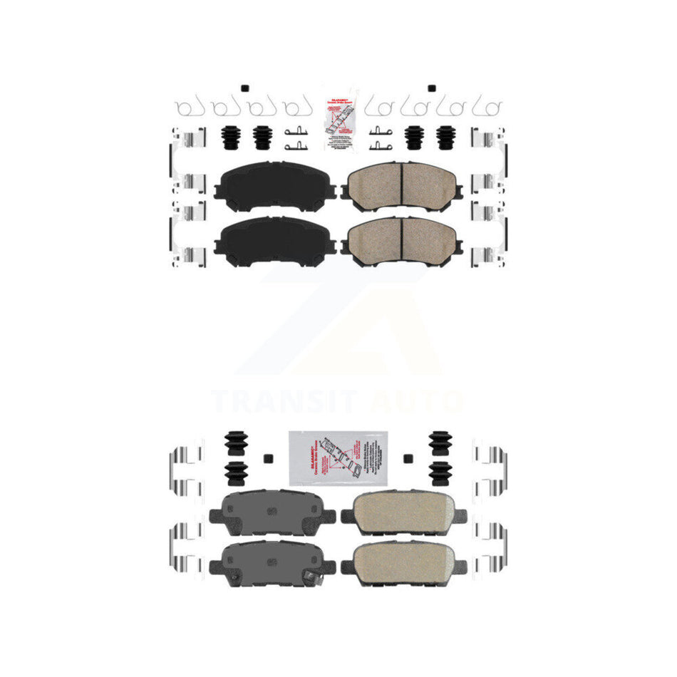 Front Rear Ceramic Disc Brake Pads Kit For Nissan Rogue Sport Qashqai KNF-101558