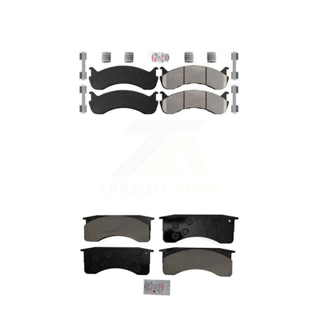 Front Rear Semi-Metallic Disc Brake Pads Kit For Blue Bird International IC Corporation KNF-101581