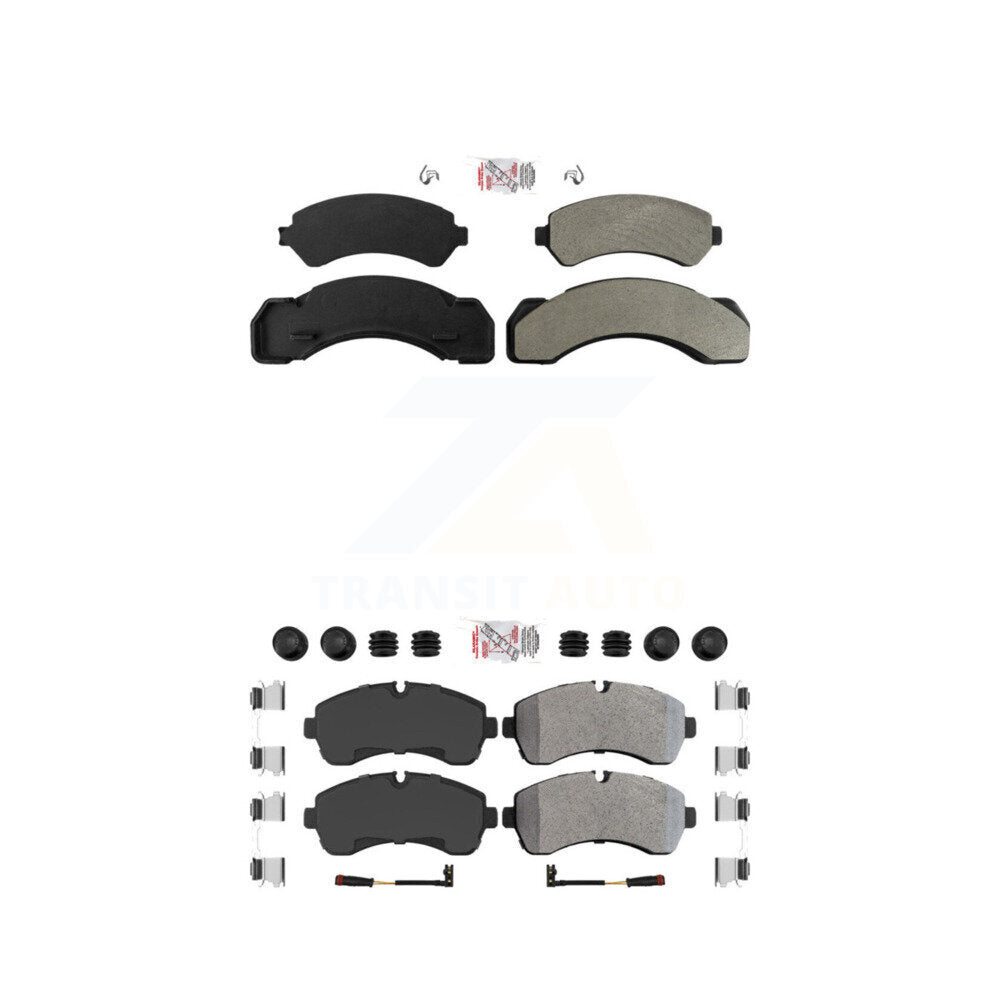Front Rear Semi-Metallic Disc Brake Pads Kit For Workhorse W42 P32 52mm Caliper Piston KNF-101757