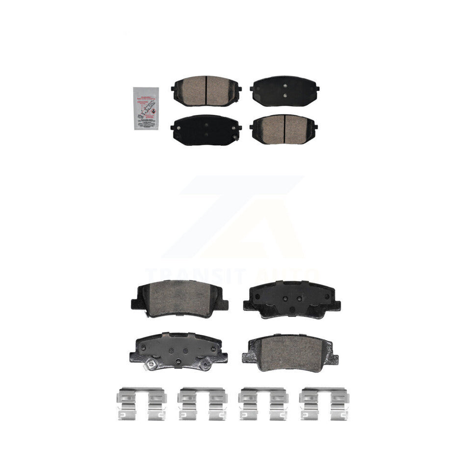 Front Rear Ceramic Disc Brake Pads Kit For Hyundai Tucson Kia Sportage KNF-101868