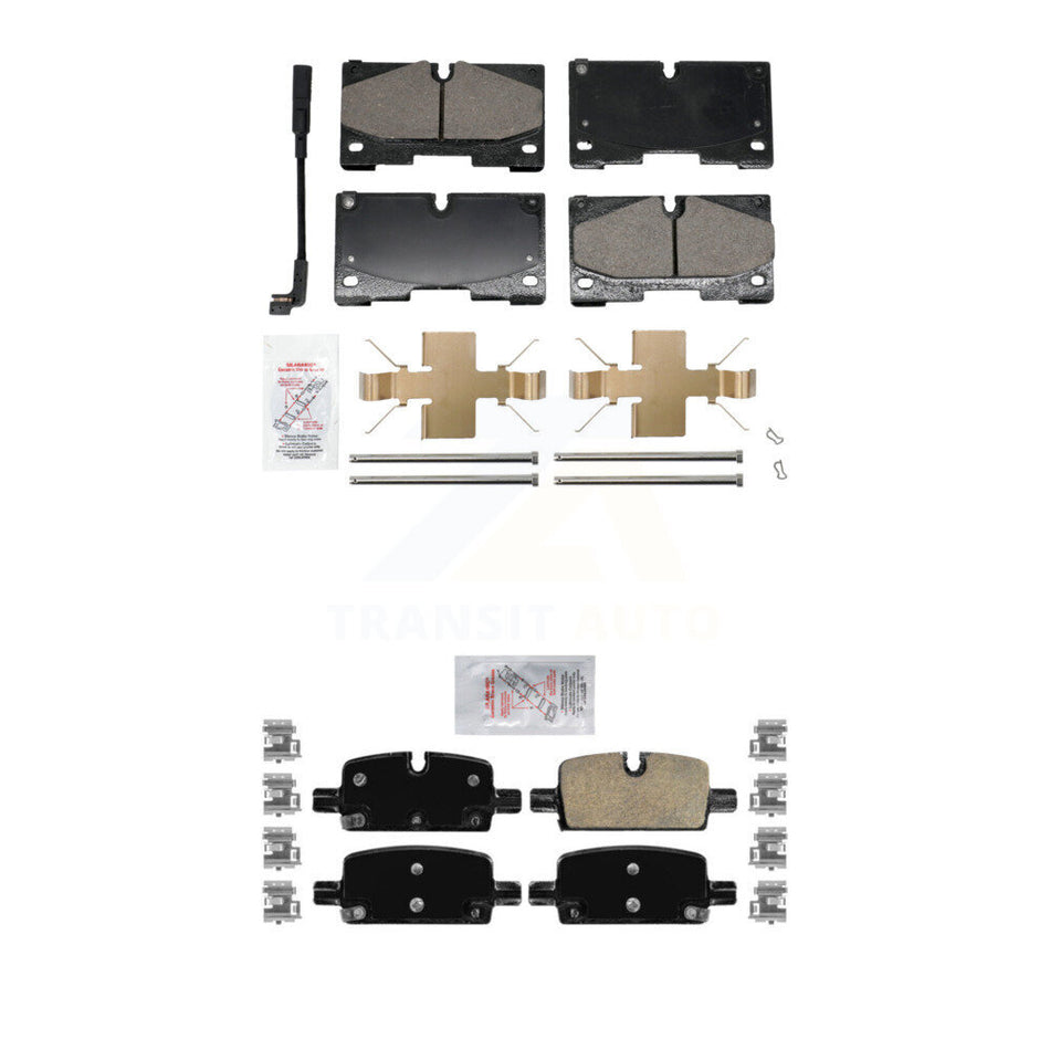 Front Rear Ceramic Disc Brake Pads Kit For GMC Chevrolet Silverado 1500 Sierra Yukon XL KNF-101953