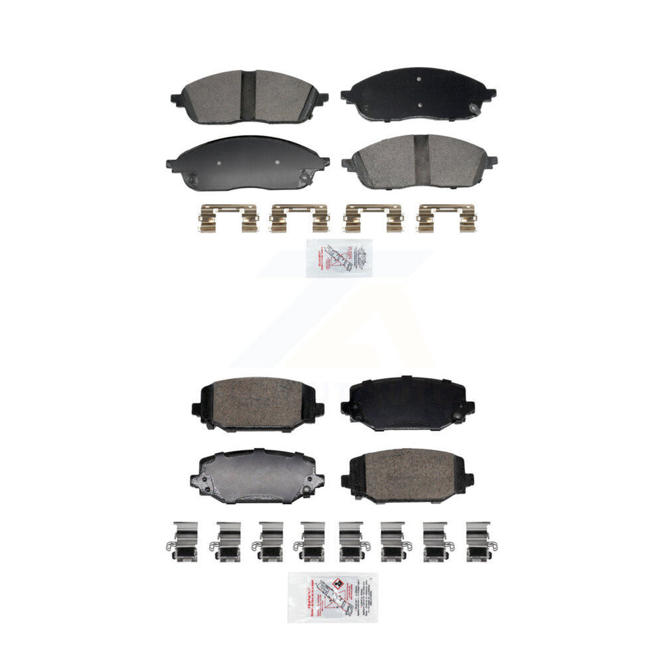 Front Rear Ceramic Disc Brake Pads Kit For Jeep Grand Cherokee L KNF-101961