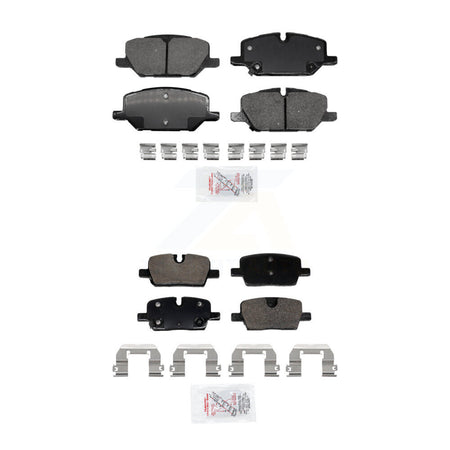 Front Rear Ceramic Disc Brake Pads Kit For Cadillac CT4 KNF-101991