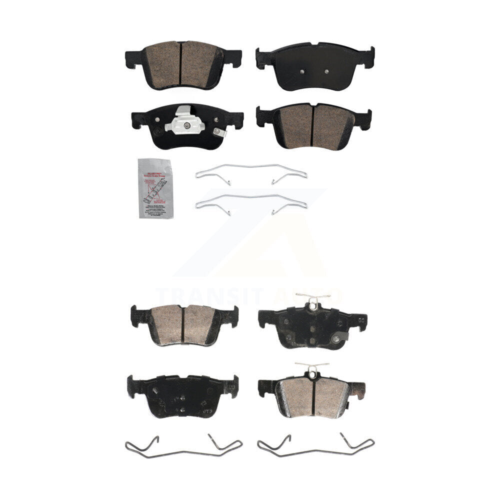 Front Rear Ceramic Disc Brake Pads Kit For Ford Escape Bronco Sport Maverick Lincoln KNF-101992
