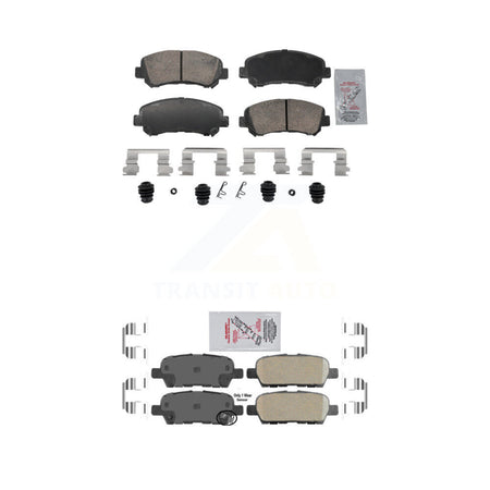 Front Rear Ceramic Disc Brake Pads Kit For Nissan Rogue Sentra Maxima Juke Select KNF-102005