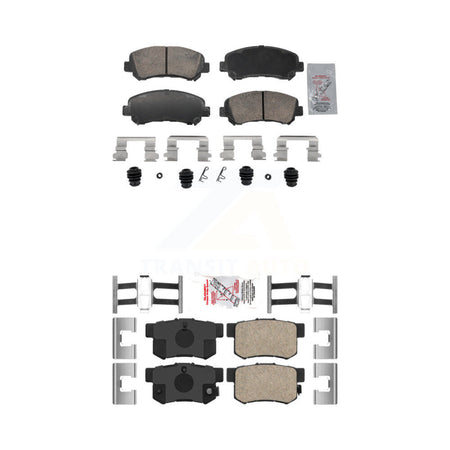 Front Rear Ceramic Disc Brake Pads Kit For 2010-2013 Suzuki Kizashi KNF-102014