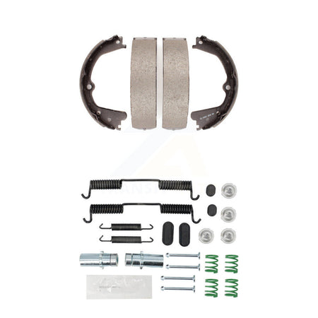 Rear Parking Brake Shoes With Hardware Kit For Nissan NV2500 TITAN XD NV3500 NV1500 KNH-100027
