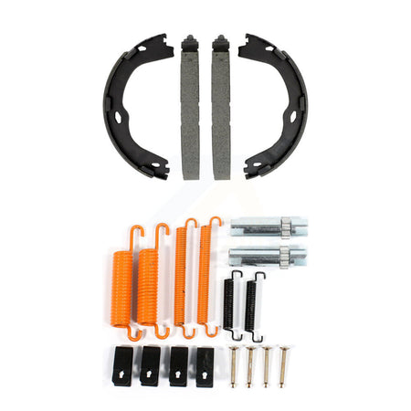 Rear Parking Brake Shoes With Hardware Kit For 2015 Cadillac CTS Sedan with 2.0L KNH-100225