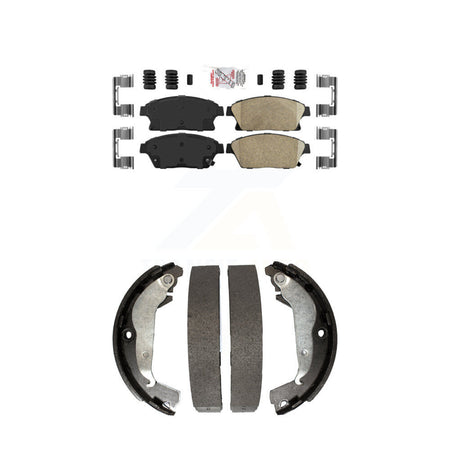 Front Ceramic Disc Brake Pads And Rear Drum Shoes Kit For Chevrolet Cruze DIESEL engine KNN-100063