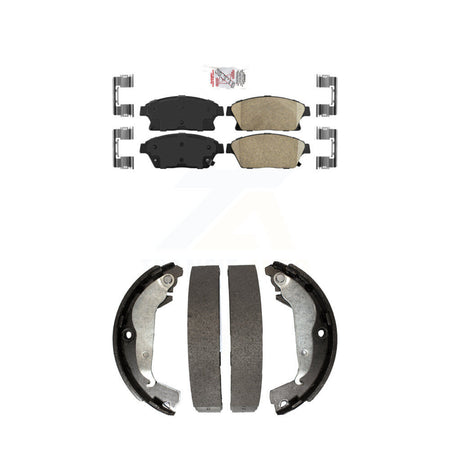 Front Ceramic Disc Brake Pads And Rear Drum Shoes Kit For Chevrolet Cruze DIESEL engine KNN-100064