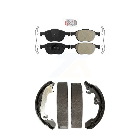 Front Semi-Metallic Disc Brake Pads And Rear Drum Shoes Kit For Ford Focus SVT KNN-100103