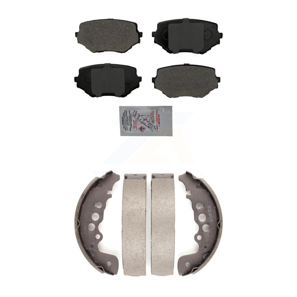 Front Semi-Metallic Disc Brake Pads And Rear Drum Shoes Kit For Suzuki Grand Vitara KNN-100122