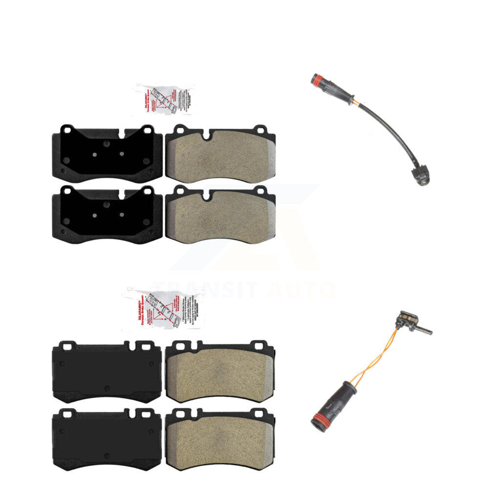 Front Rear Ceramic Disc Brake Pads Wear Sensor Kit For Mercedes-Benz S600 Armored Vehicle KNW-100071