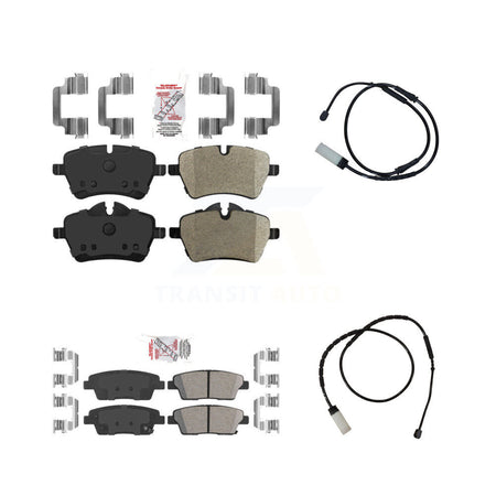 Front Rear Ceramic Disc Brake Pads And Wear Sensor Kit For Mini Cooper Countryman Paceman KNW-100140