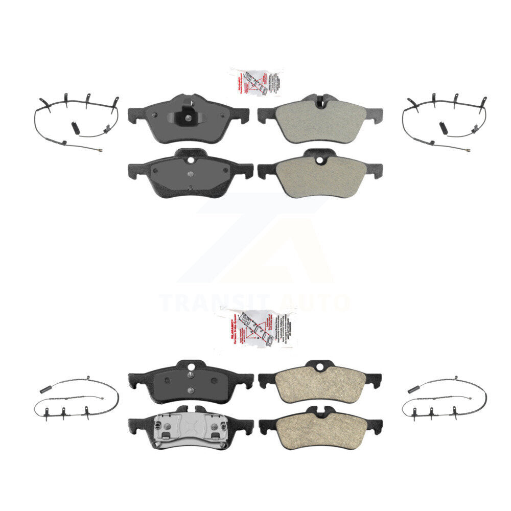 Front Rear Ceramic Disc Brake Pads And Wear Sensors Kit For Mini Cooper KNW-100201