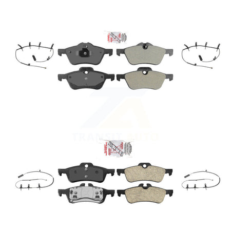 Front Rear Ceramic Disc Brake Pads And Wear Sensors Kit For Mini Cooper KNW-100201