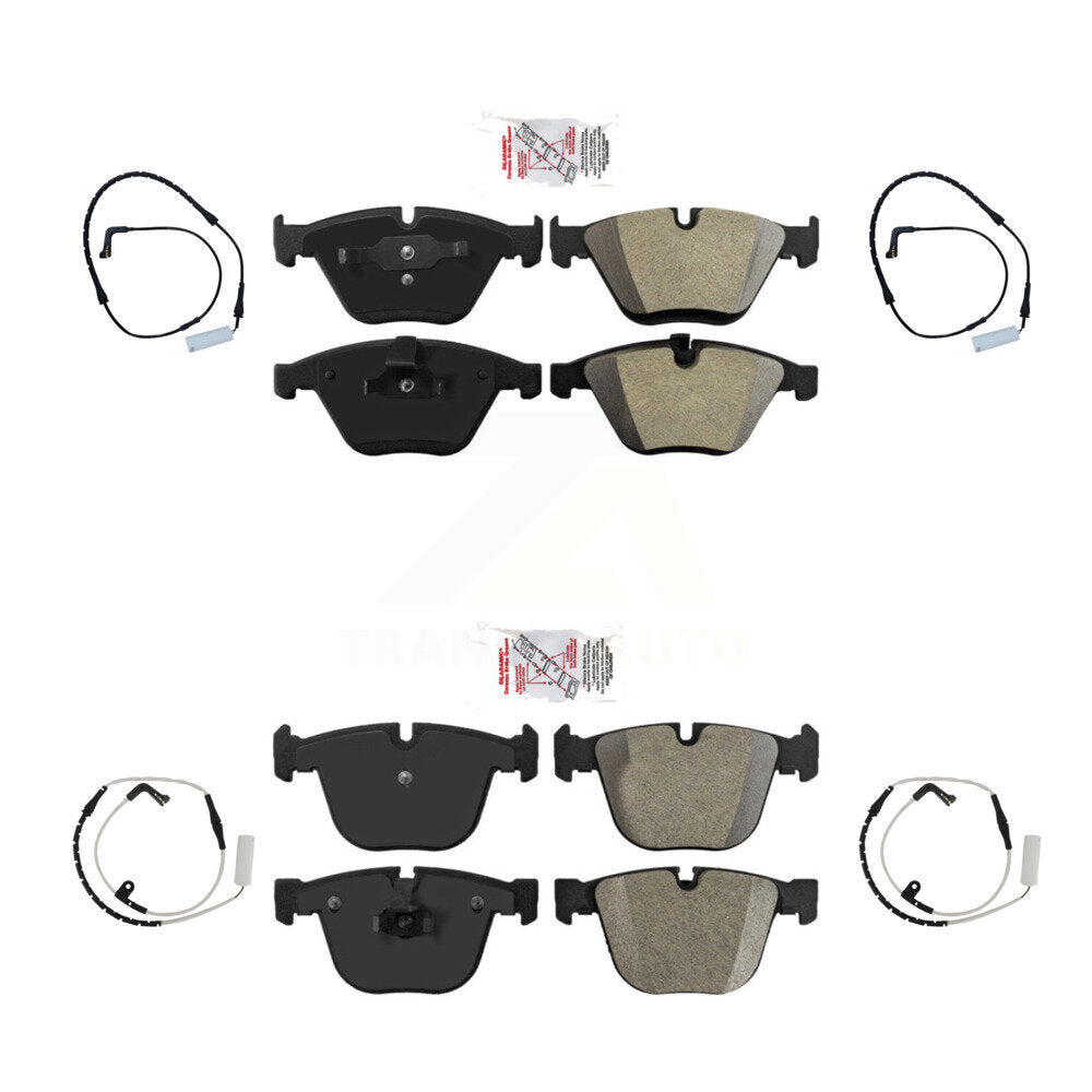Front Rear Ceramic Brake Pad And Wear Sensor Kit For BMW 750i 750Li 745i 745Li 760Li 760i KNW-100237