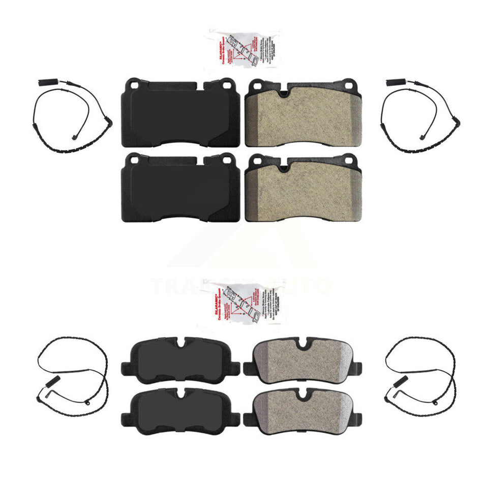 Front Rear Ceramic Brake Pads Wear Sensor Kit For Land Rover Range 4.2L with Supercharged KNW-100363
