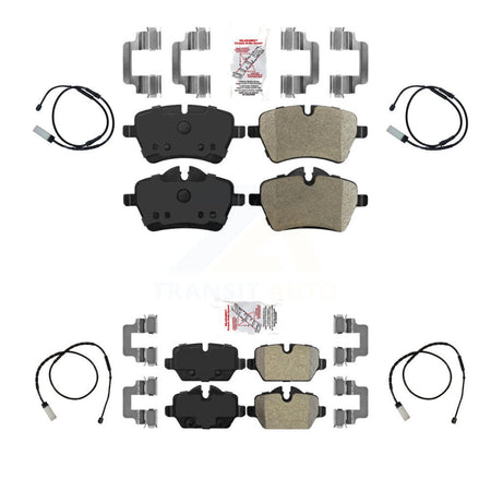 Front Rear Ceramic Disc Brake Pads And Wear Sensor Kit For Mini Cooper Countryman Paceman KNW-100379