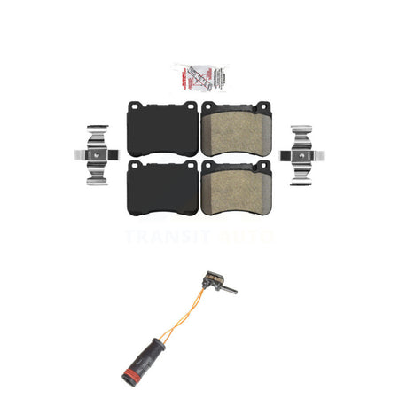 Front Ceramic Brake Pads Wear Sensor Kit For Mercedes-Benz SLK350 C230 SLK280 SLK300 C320 KNW-100532