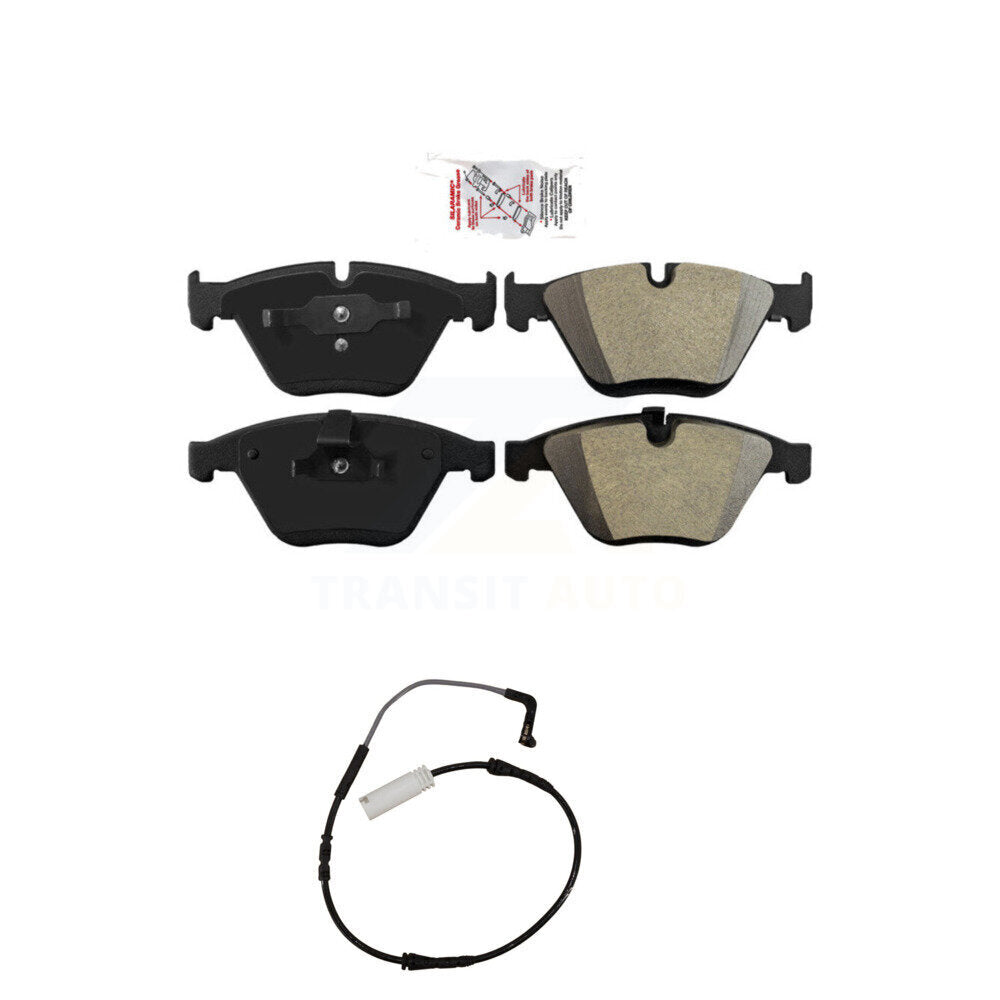 Front Ceramic Disc Brake Pads And Wear Sensors Kit For BMW 335i 323i 328i 335d KNW-100540