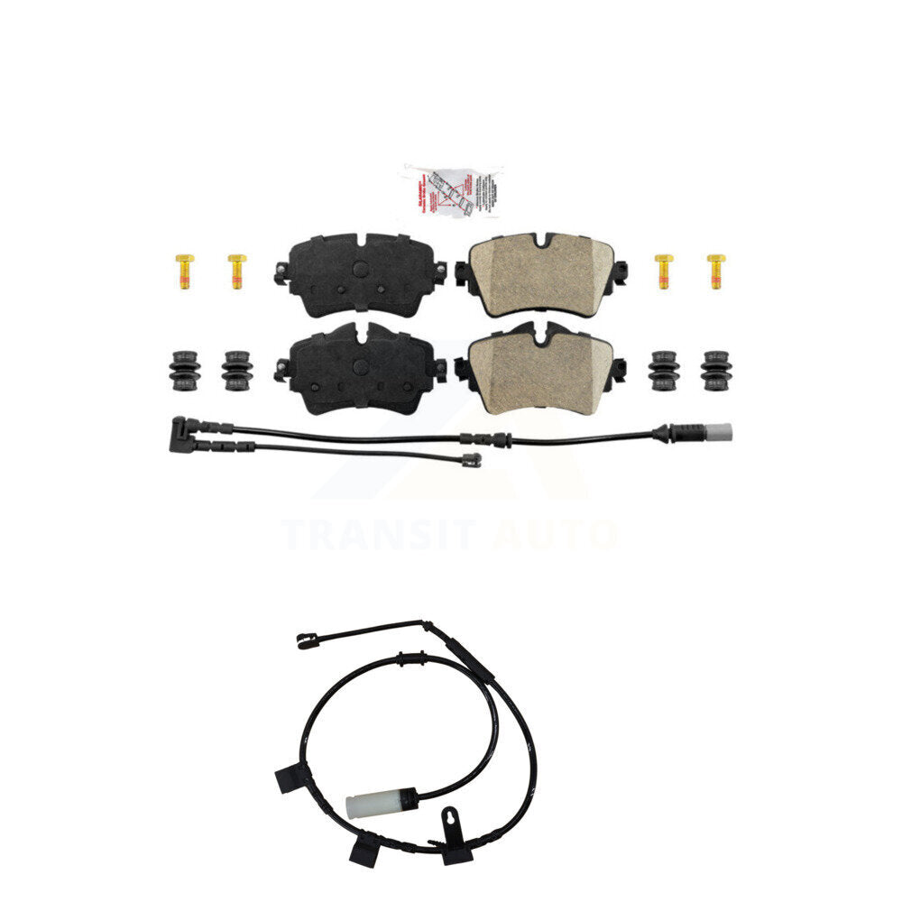 Front Ceramic Disc Brake Pads And Extra Wear Sensors Kit For 2015 Mini Cooper 1.6L KNW-100564