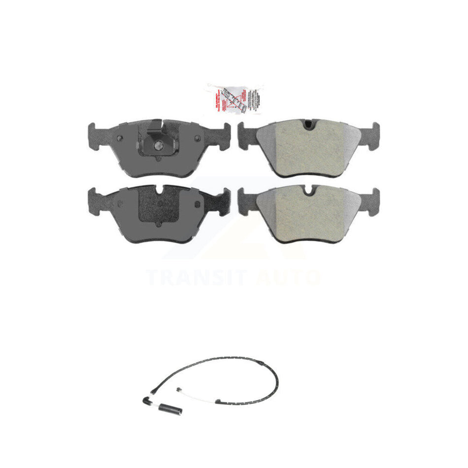 Front Ceramic Disc Brake Pads And Wear Sensors Kit For 2004-2010 BMW X3 KNW-100628