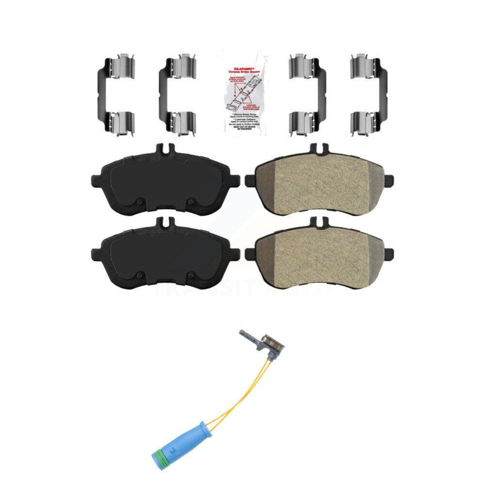 Front Ceramic Brake Pad Wear Sensor Kit For Mercedes-Benz C250 1.8L Without Sport Package KNW-100629
