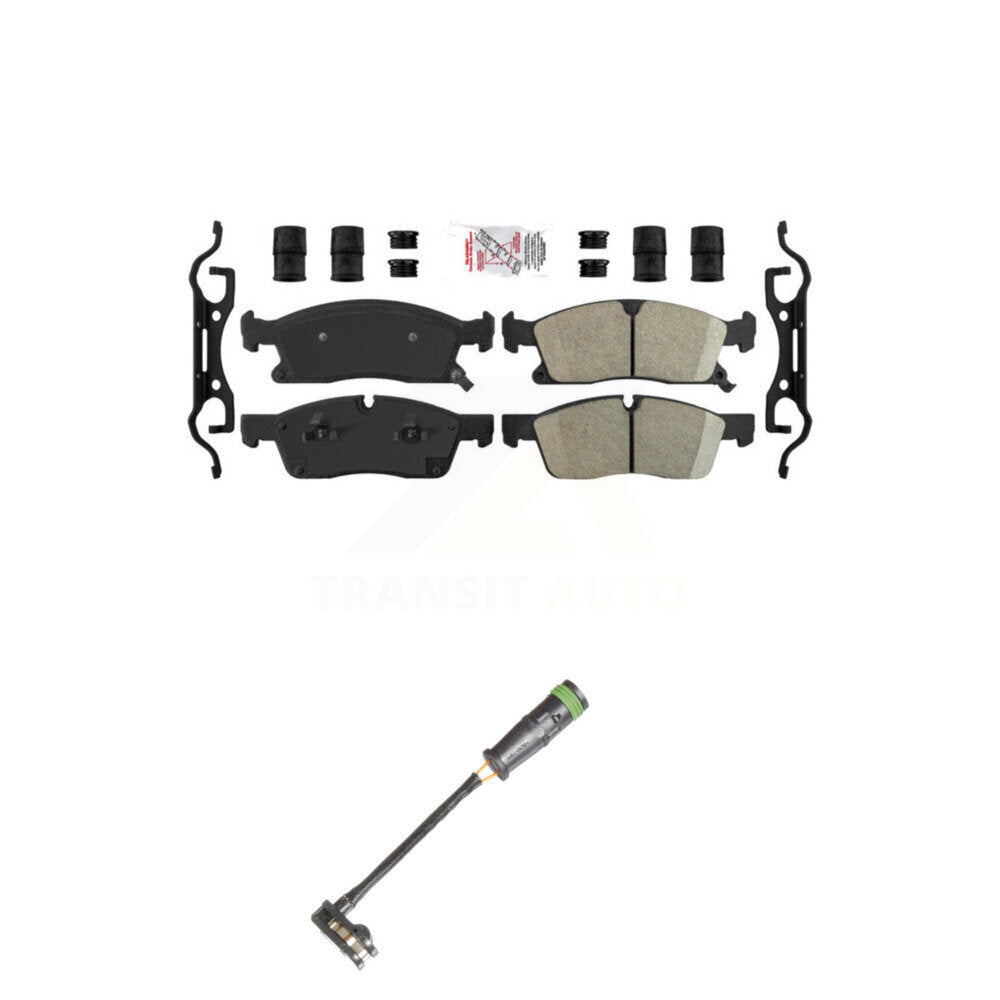Front Ceramic Disc Brake Pads Wear Sensor Kit For Mercedes-Benz GLE400 GL350 GLS450 GL450 KNW-100637