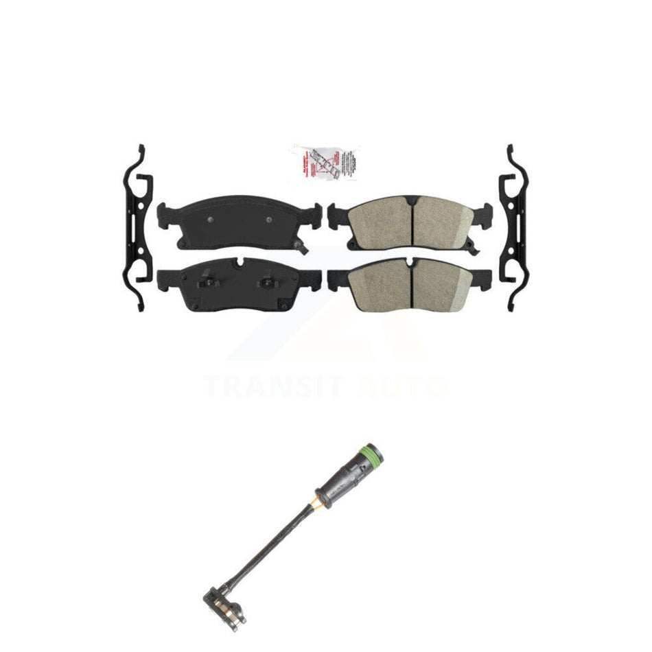Front Ceramic Disc Brake Pads Wear Sensor Kit For Mercedes-Benz GLE400 GL350 GLS450 GL450 KNW-100638