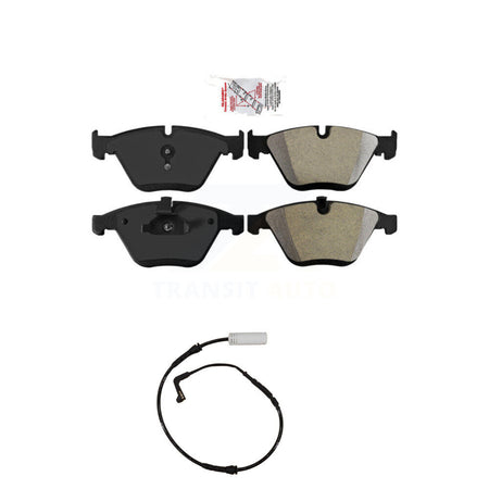 Front Ceramic Disc Brake Pads And Wear Sensors Kit For BMW 328i KNW-100668